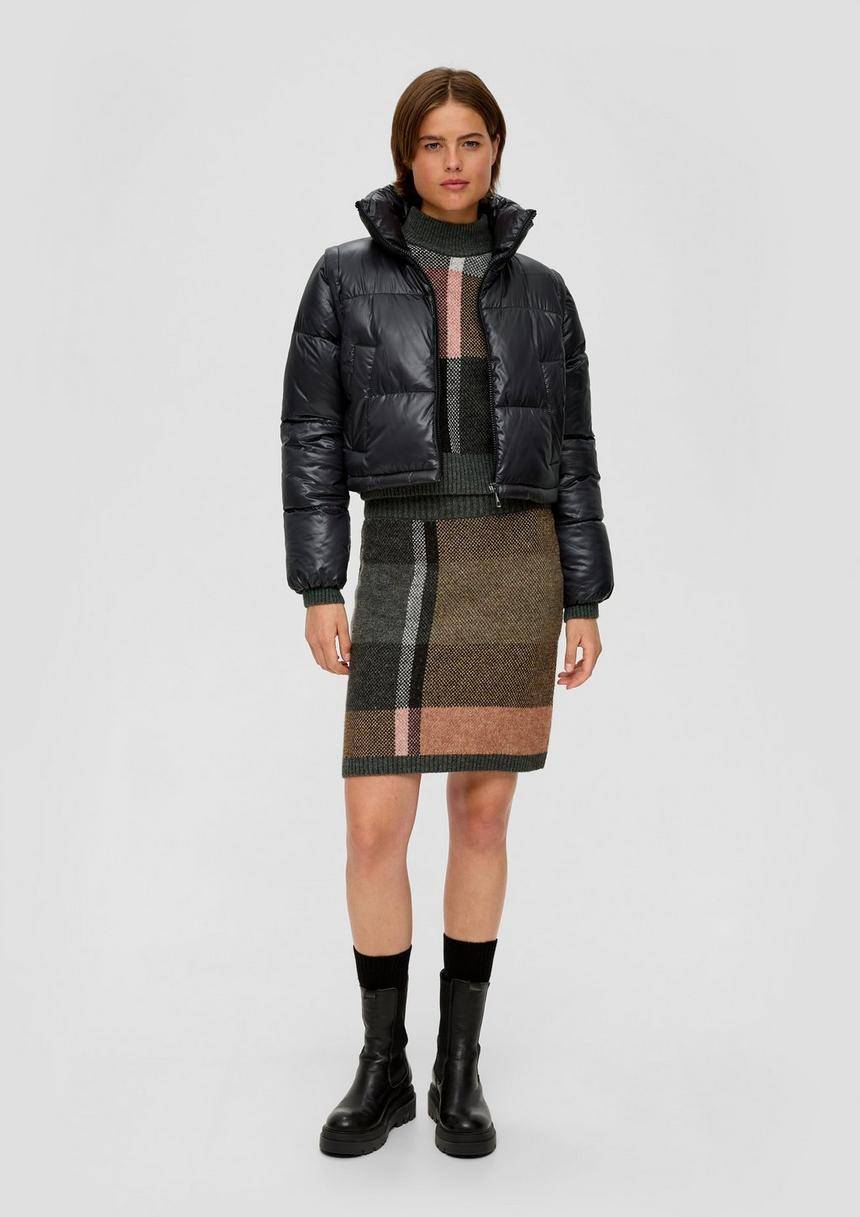 S.Oliver Kurze Pufferjacke Mit Abnehmbaren Ärmeln