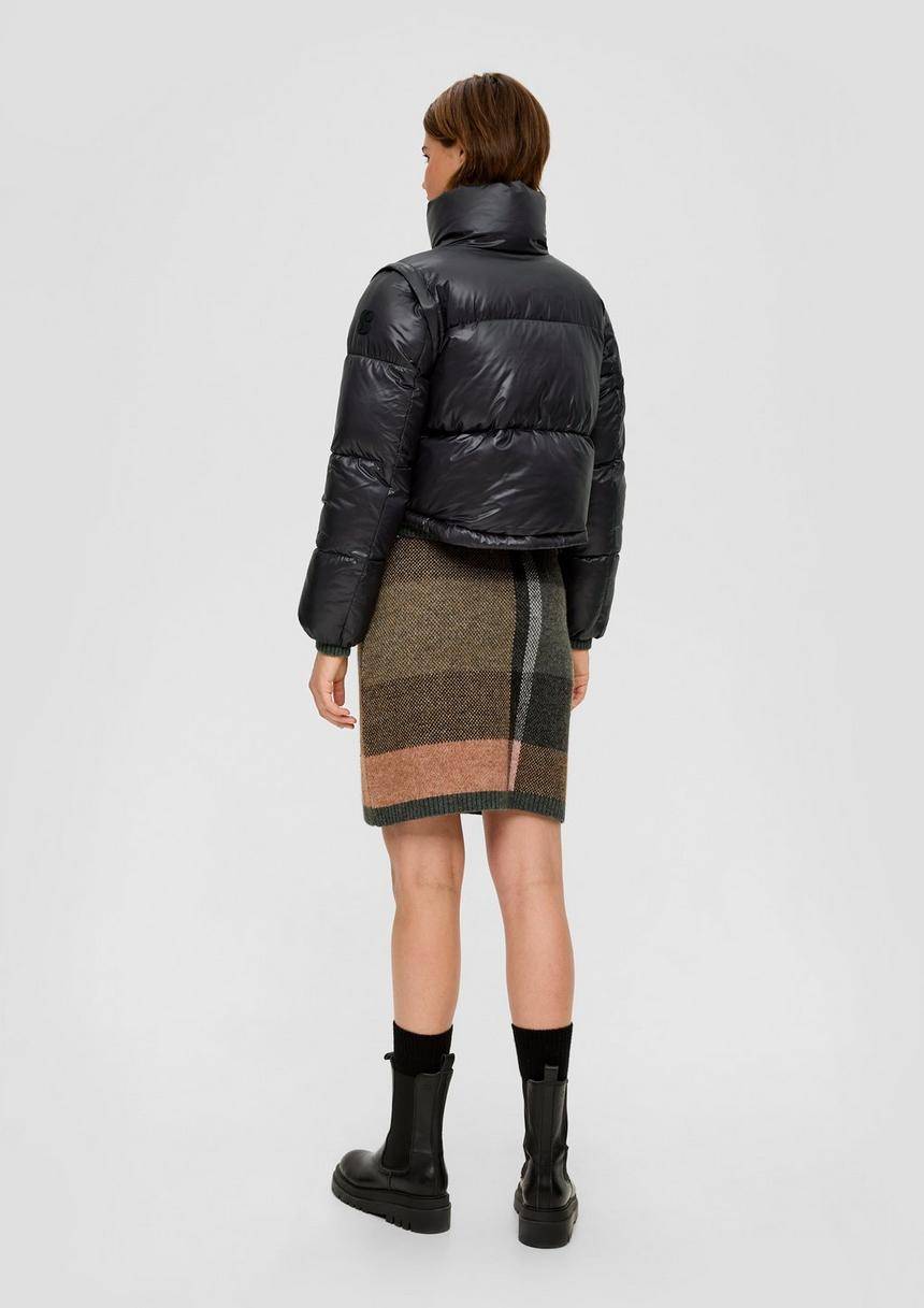 S.Oliver Kurze Pufferjacke Mit Abnehmbaren Ärmeln