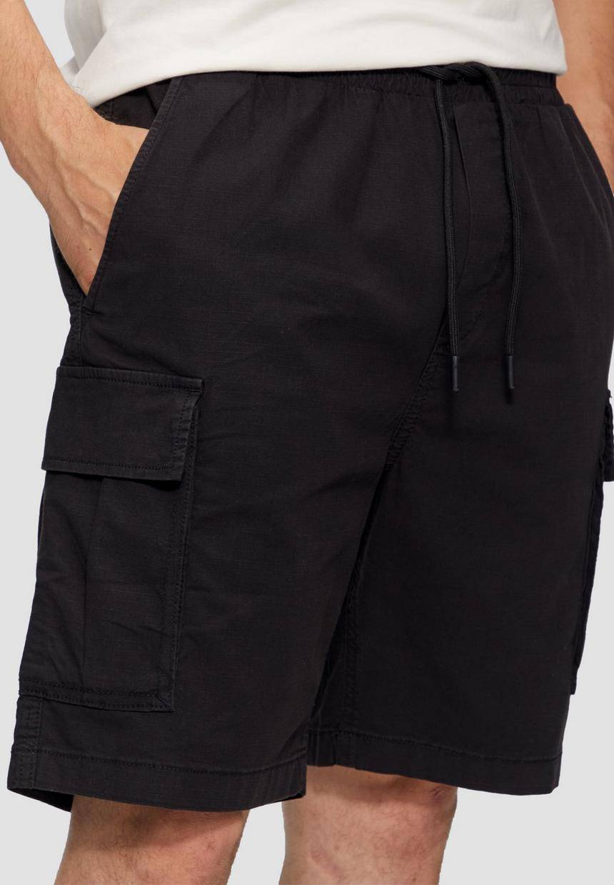 S.Oliver Kurze Web-Jogger Mit Cargo-Taschen