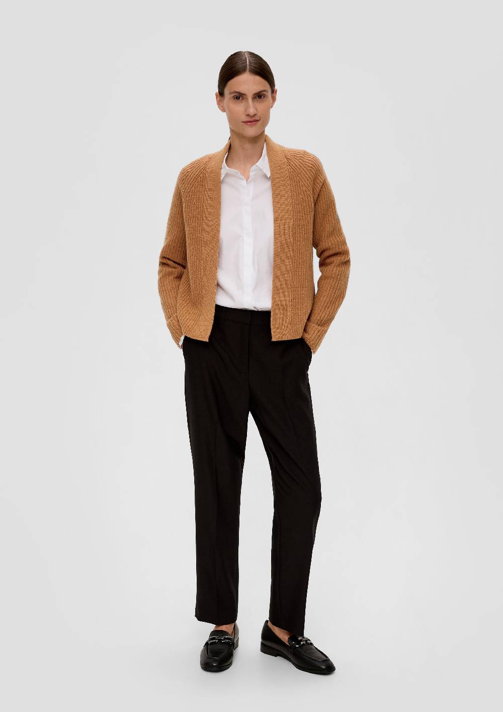 S.Oliver Kurzer Cardigan Aus Wollmix