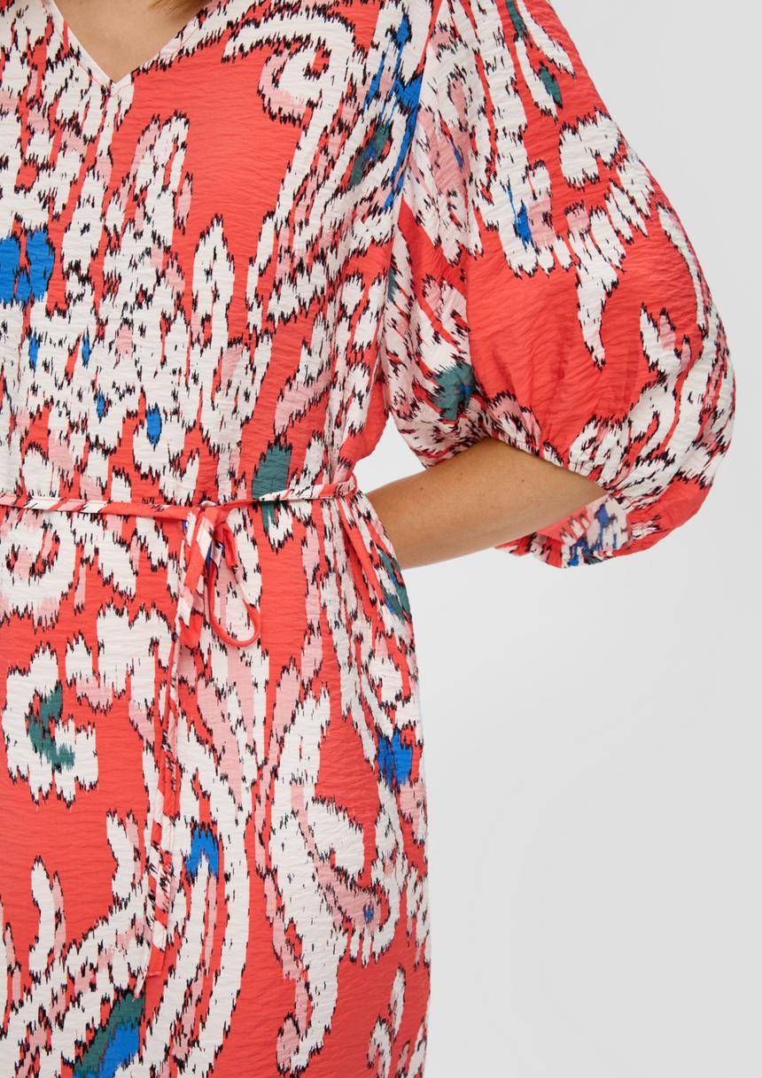 S.Oliver Kurzes Kleid Mit V-Ausschnitt