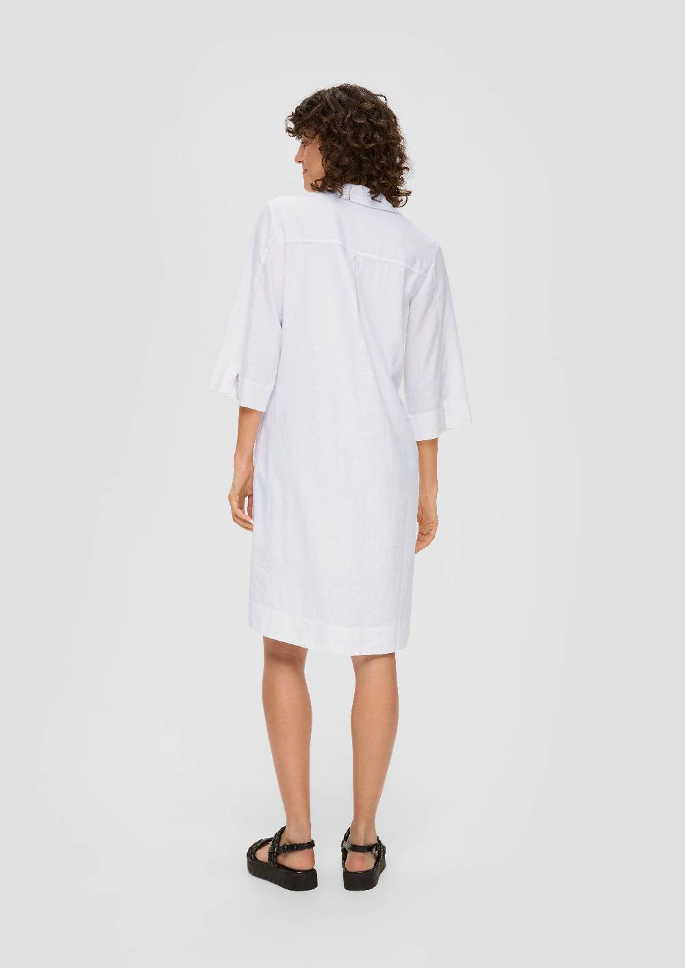 S.Oliver Kurzes Leinenkleid