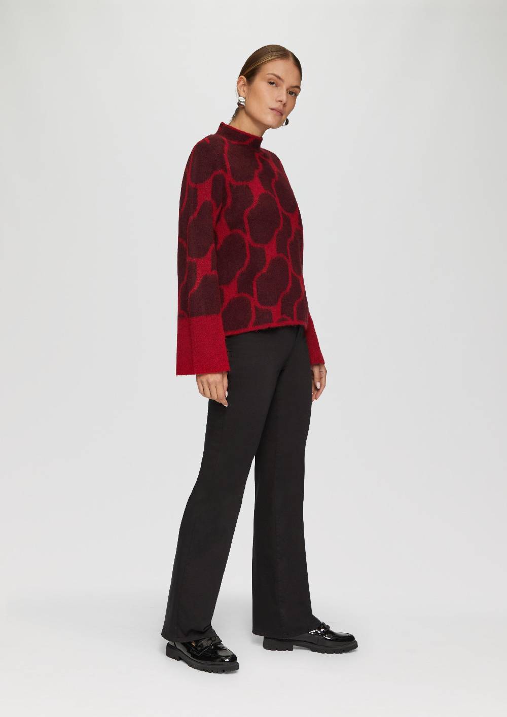 S.Oliver Kuscheliger Pullover Mit Jacquard-Muster
