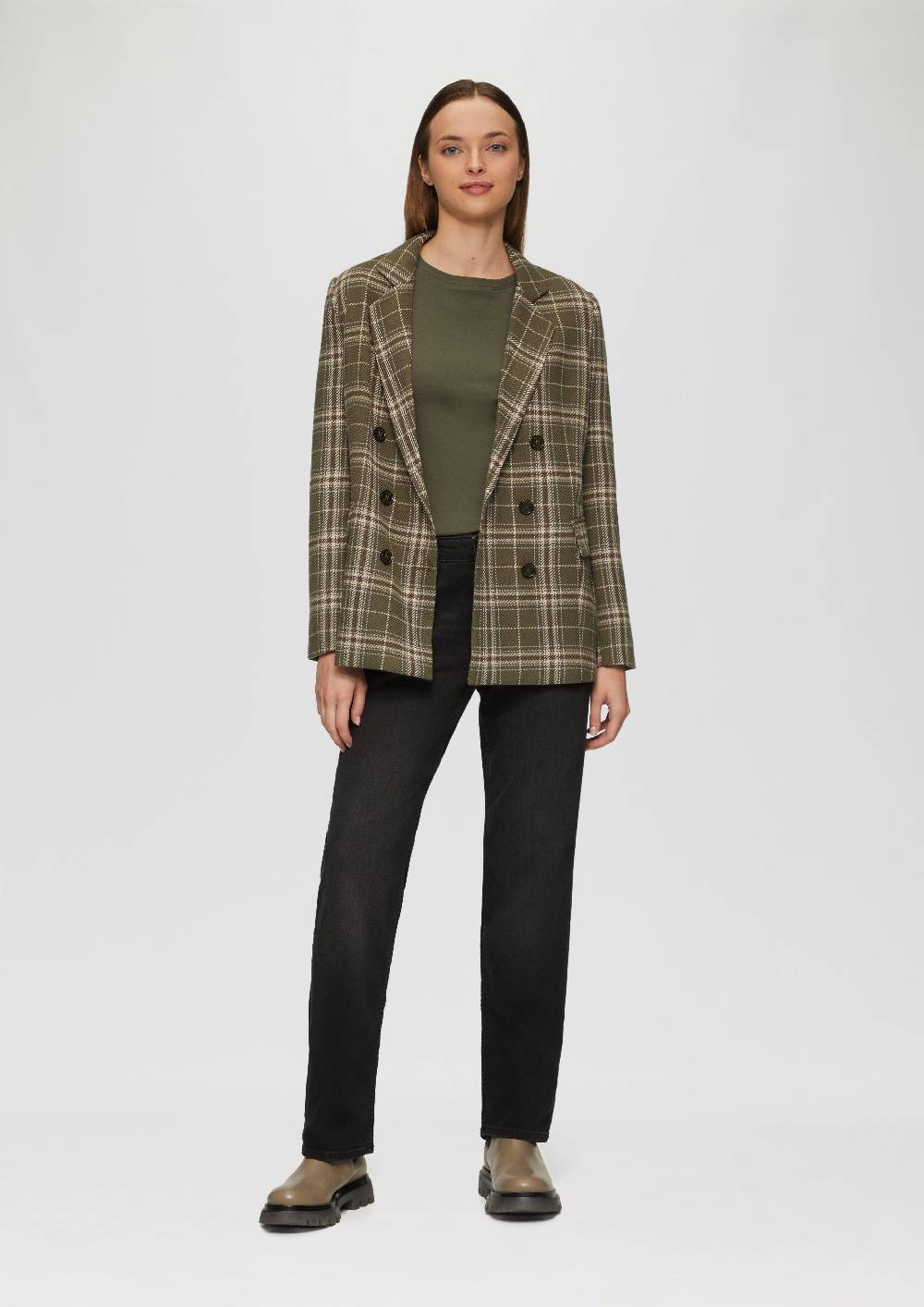 S.Oliver Langarm-Shirt Im Slim Fit