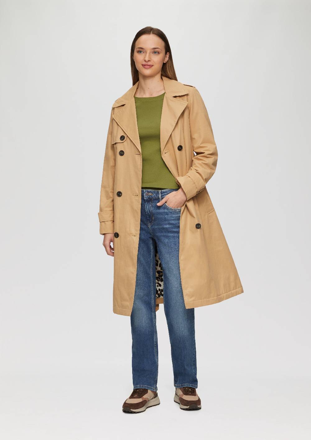 S.Oliver Langarm-Shirt Im Slim Fit