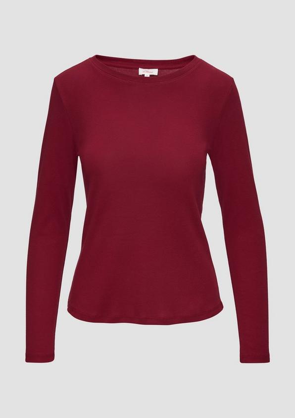S.Oliver Langarm-Shirt im Slim Fit