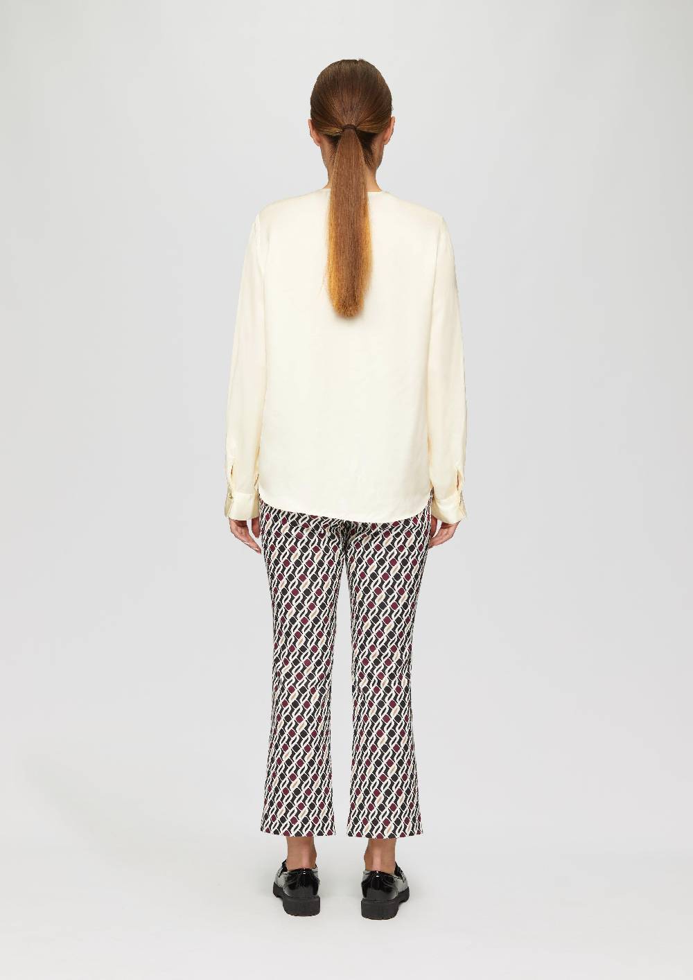 S.Oliver Langarmbluse Aus Satin