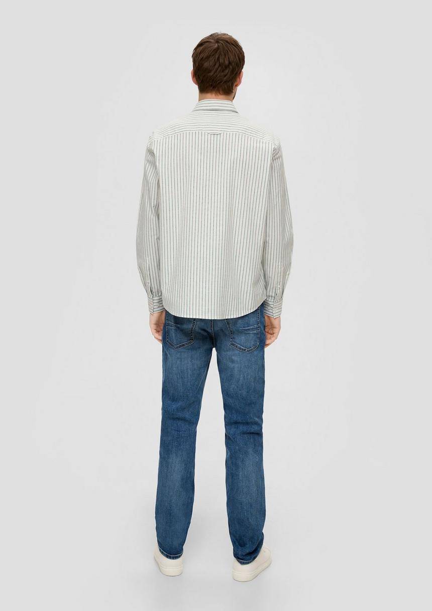 S.Oliver Langarmhemd Mit Under-Button-down-Kragen