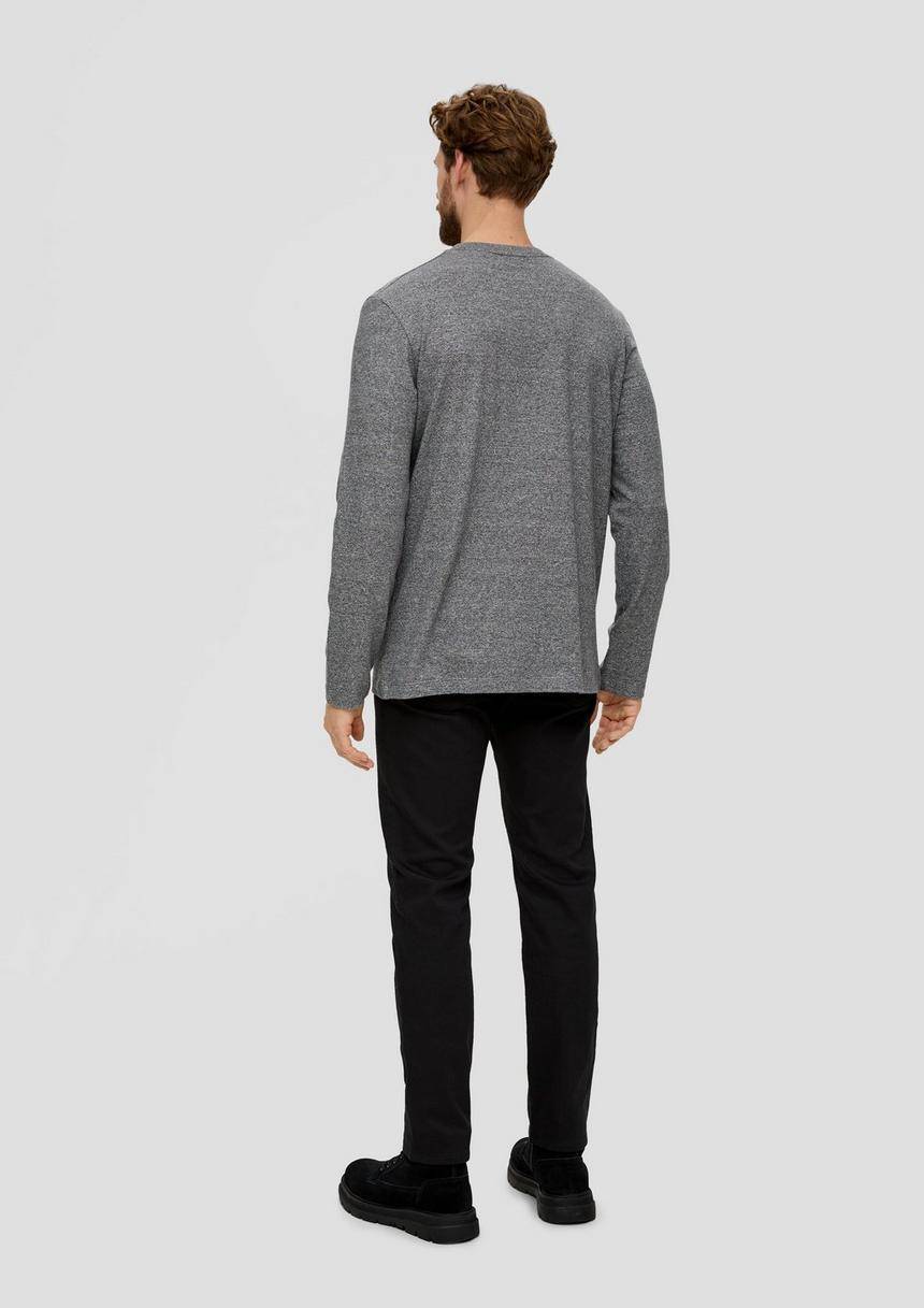 S.Oliver Langarmshirt Mit Frontprint