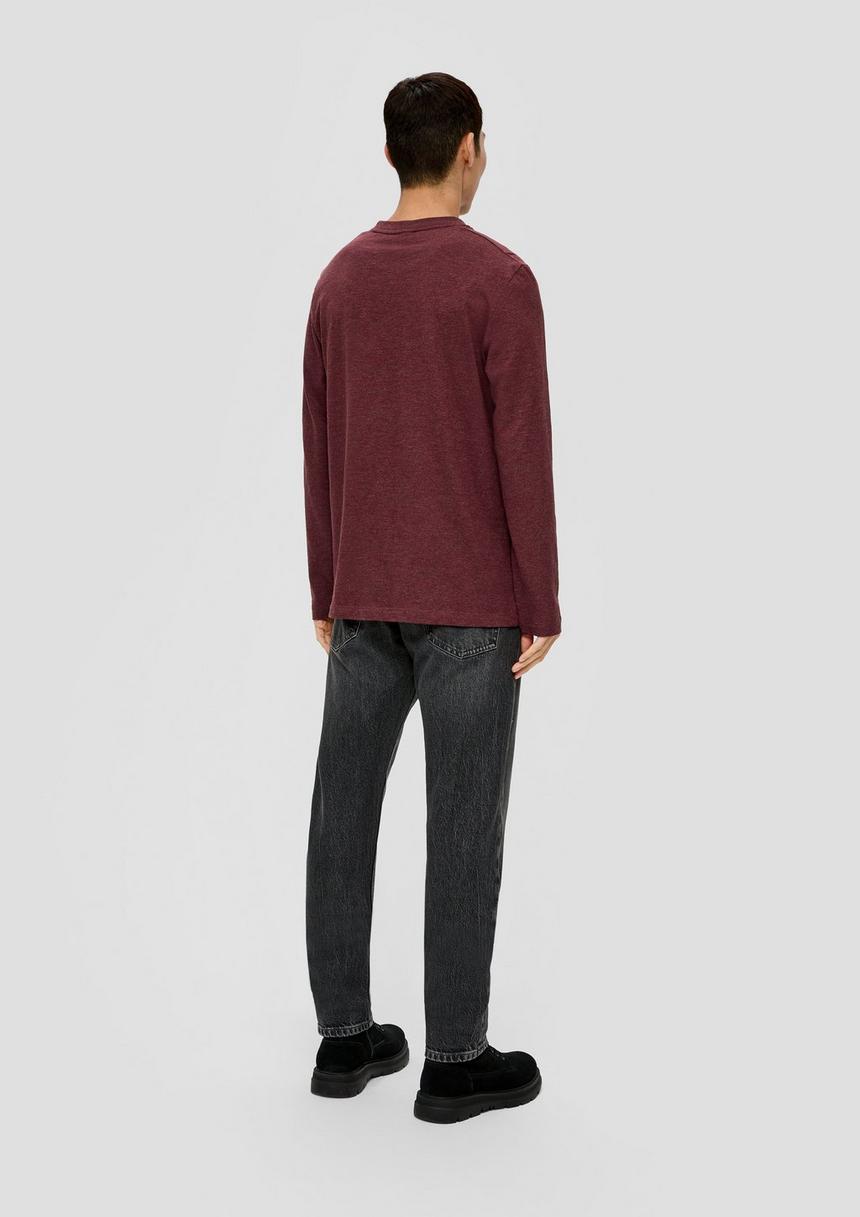 S.Oliver Langarmshirt Mit Frontprint