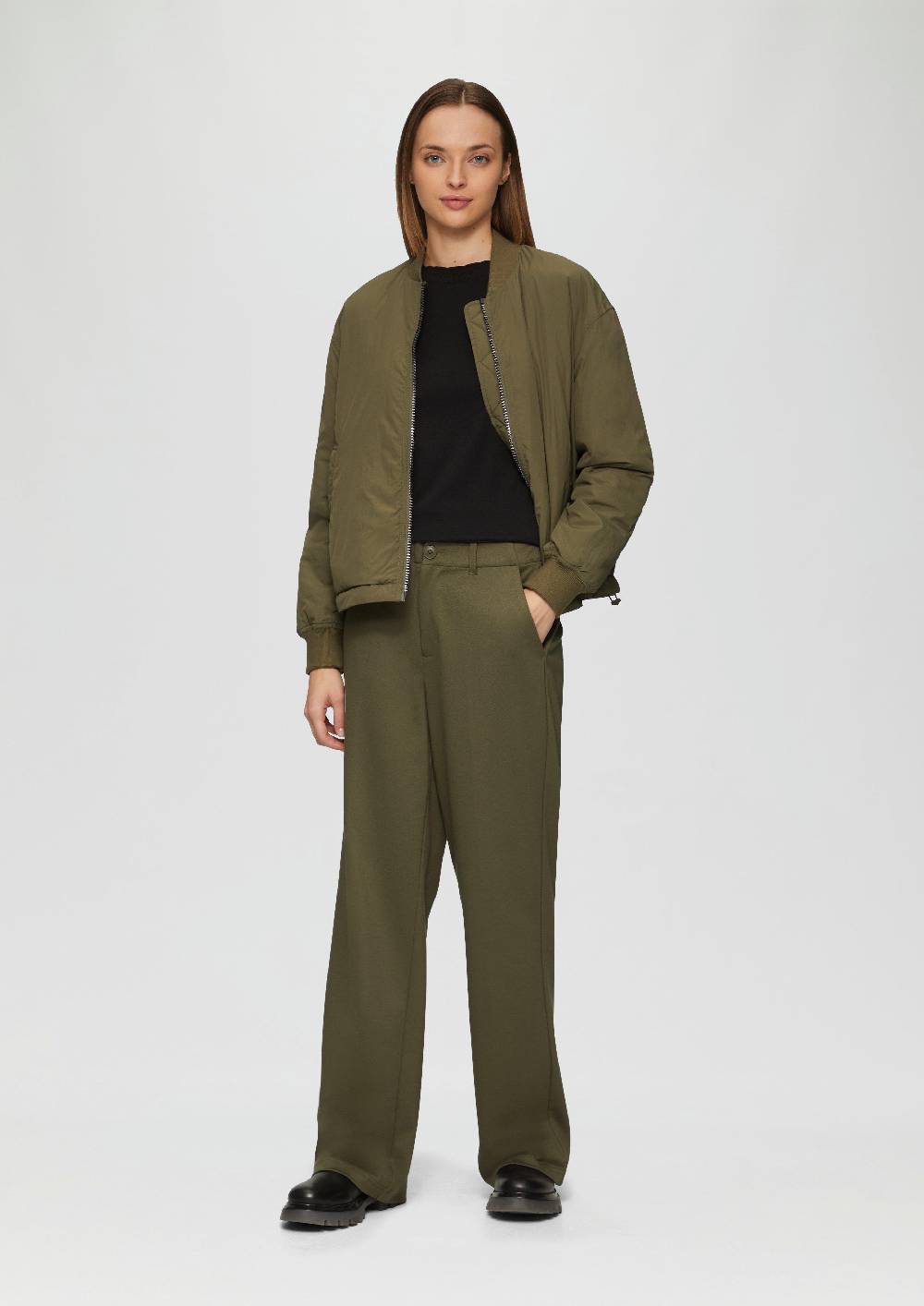 S.Oliver Langarmshirt Mit Muschelkante