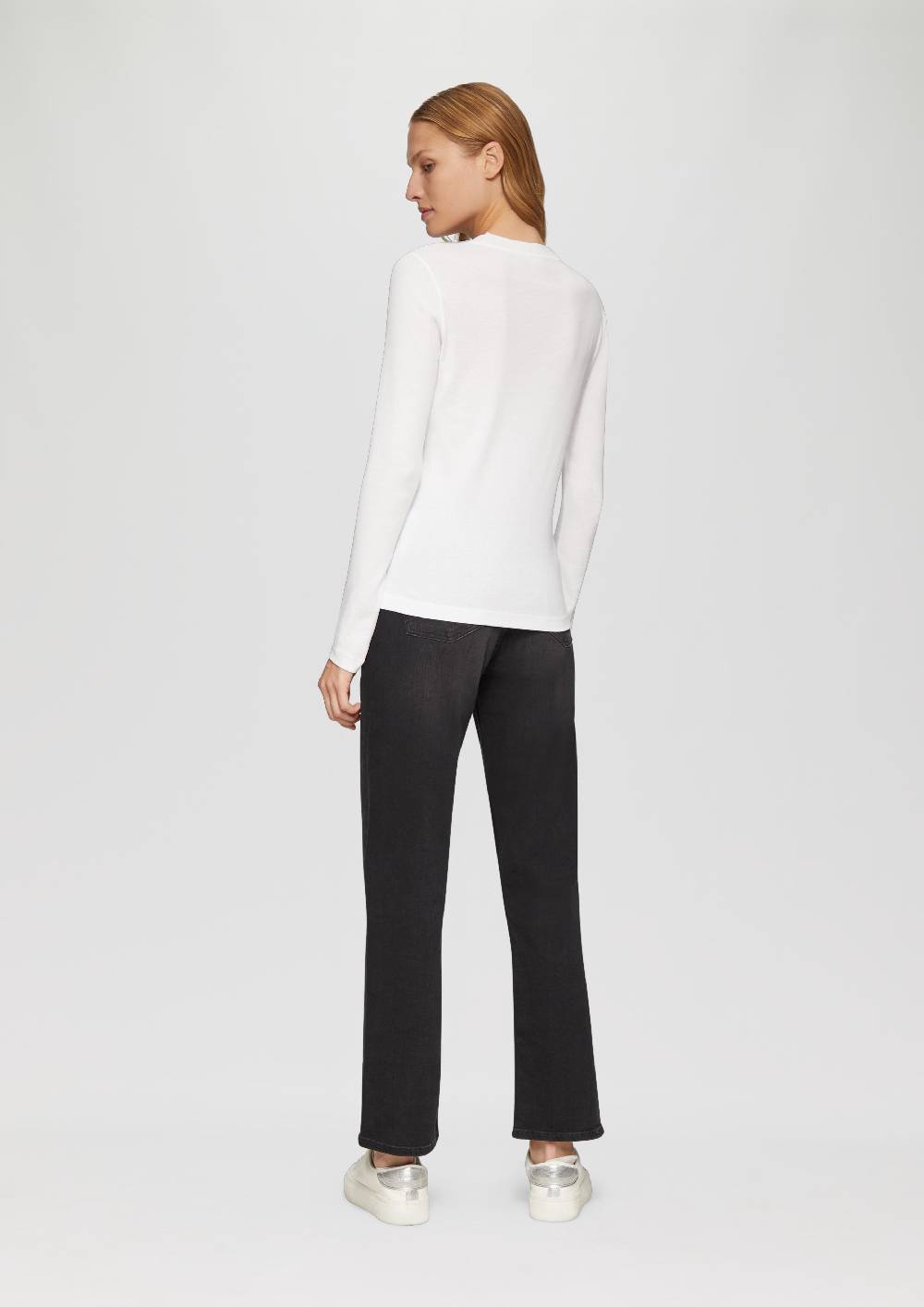 S.Oliver Langarmshirt Mit Muschelkante