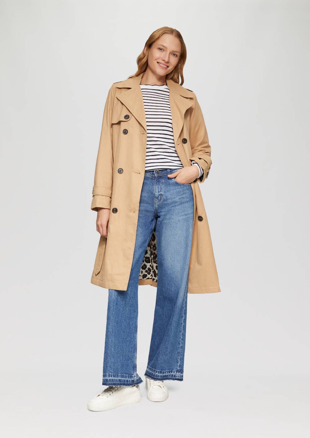 S.Oliver Langarmshirt Mit Muschelkante