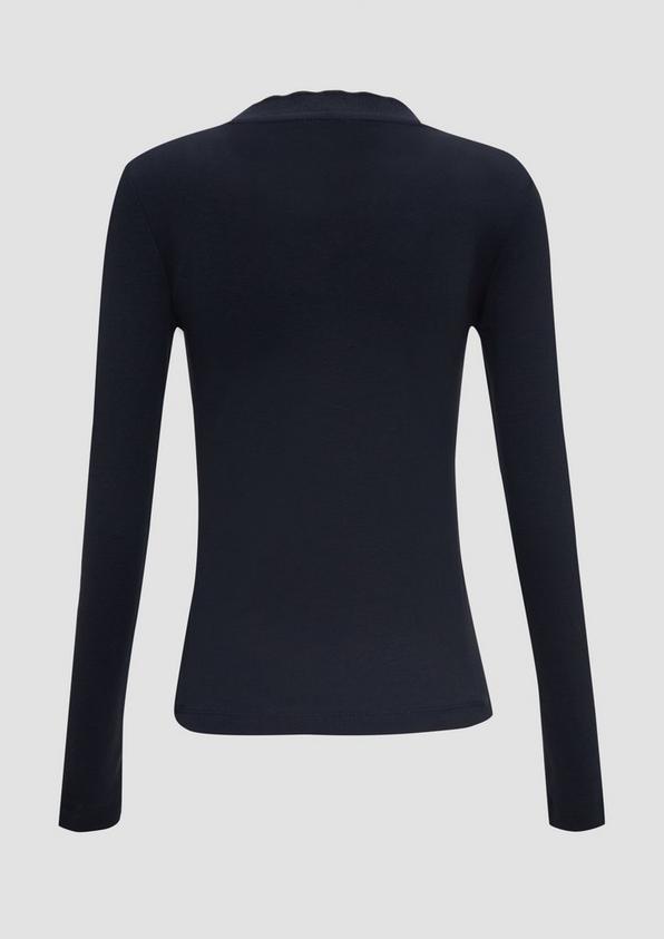 S.Oliver Langarmshirt mit Muschelkante