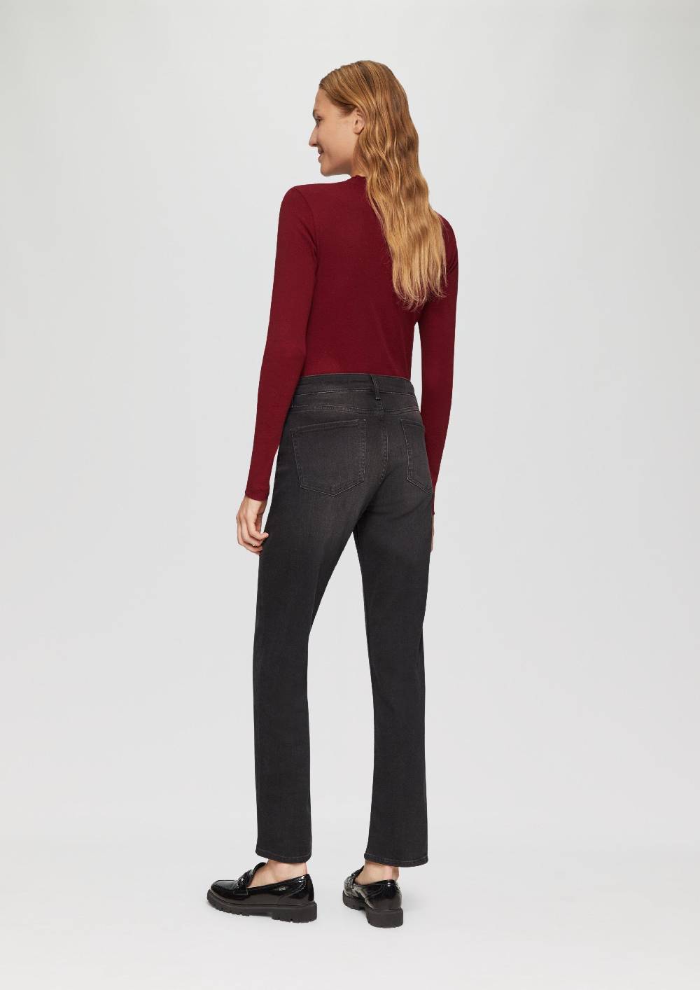 S.Oliver Langarmshirt Mit Muschelkante