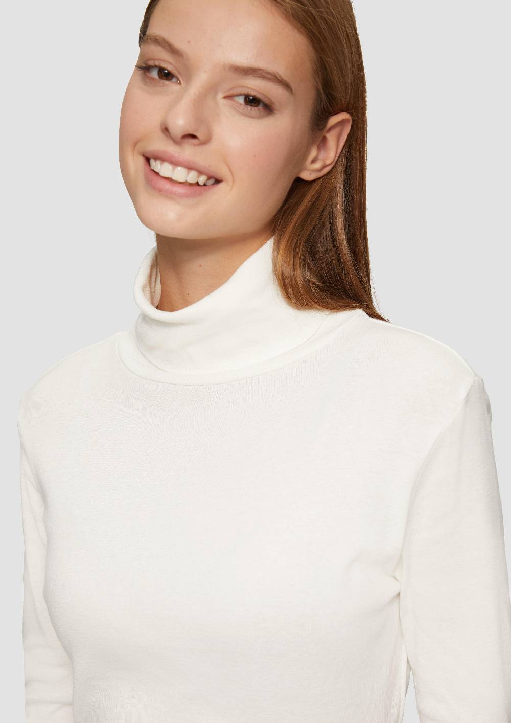 S.Oliver Langarmshirt Mit Rollkragen