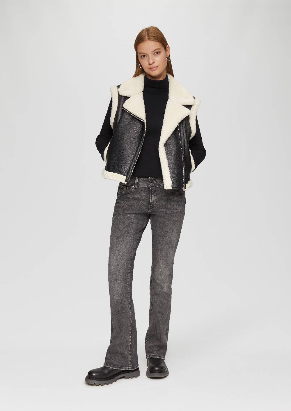 S.Oliver Langarmshirt Mit Rollkragen