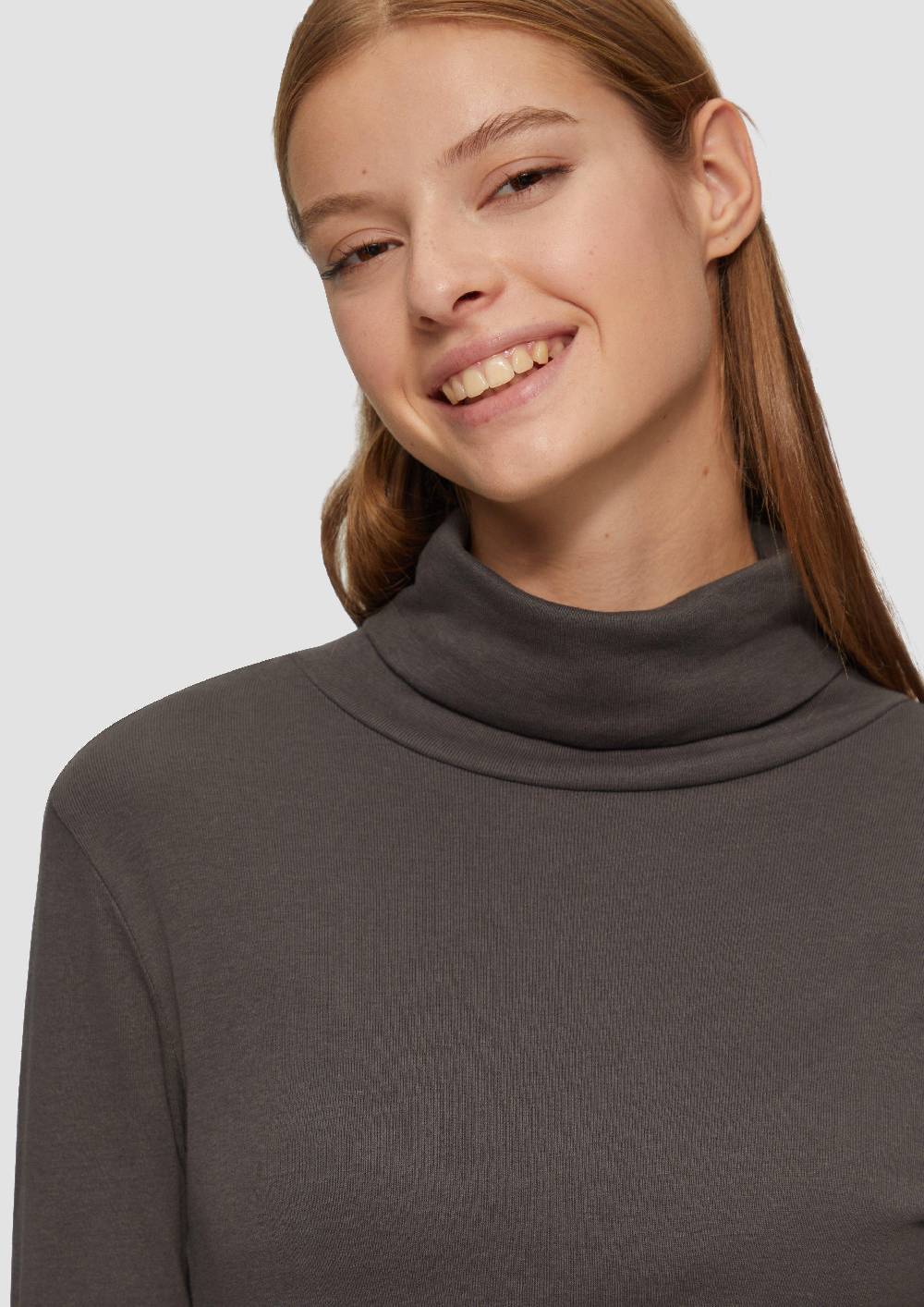 S.Oliver Langarmshirt Mit Rollkragen