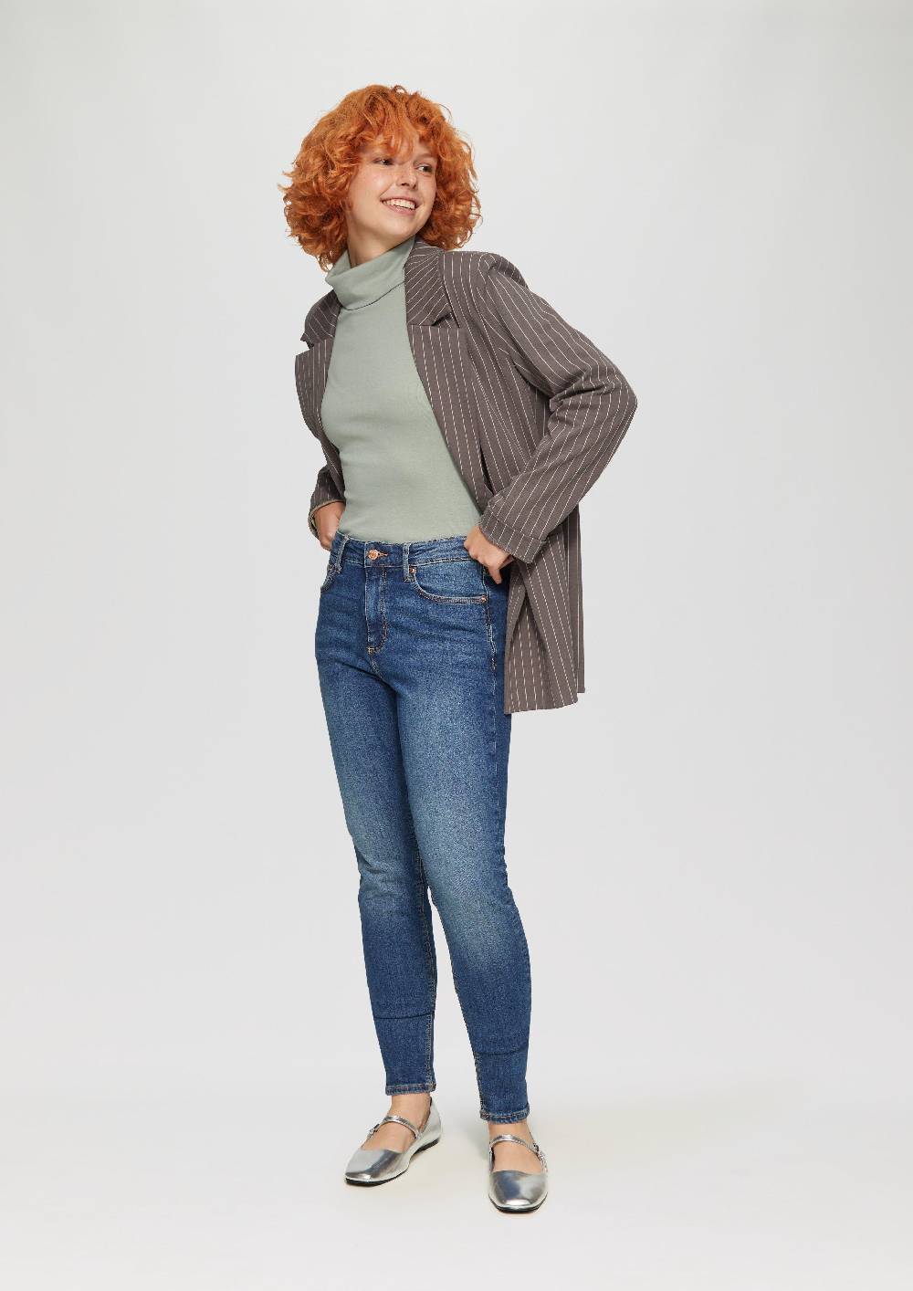 S.Oliver Langarmshirt Mit Rollkragen