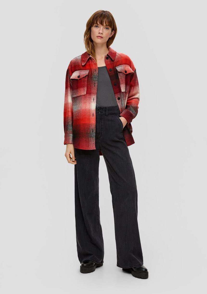 S.Oliver Langarmshirt Mit Scoop Neck