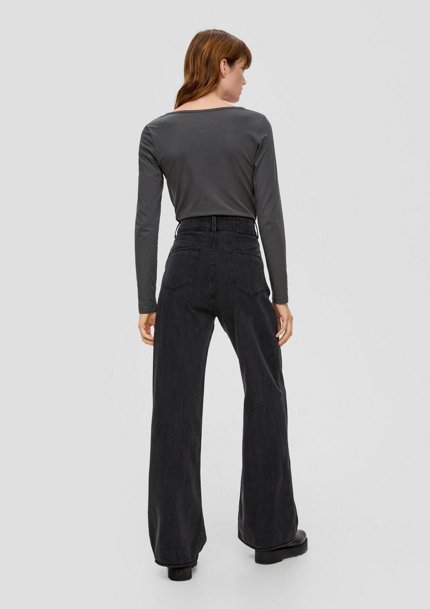 S.Oliver Langarmshirt Mit Scoop Neck