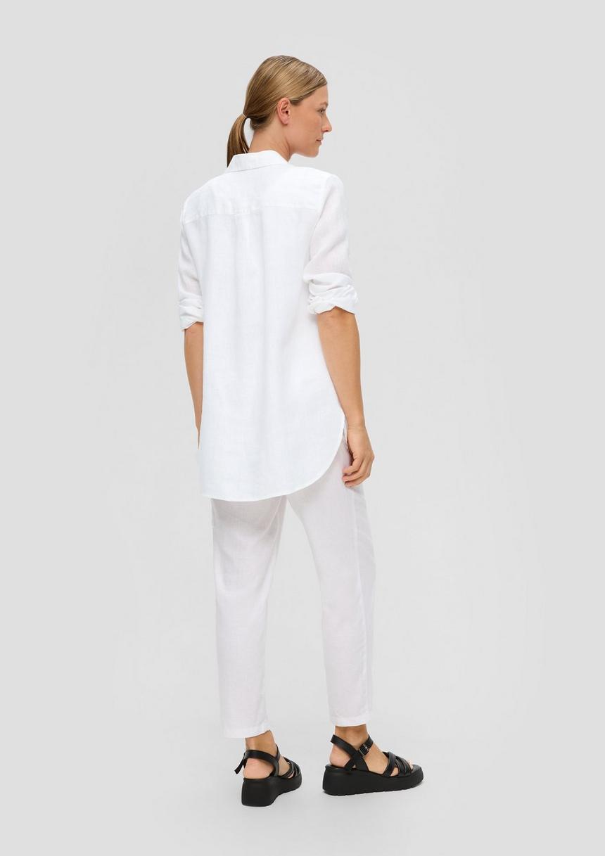 S.Oliver Lange Bluse Aus Leinen