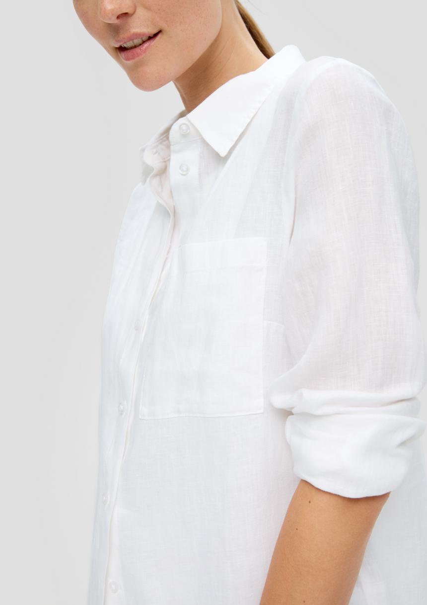 S.Oliver Lange Bluse Aus Leinen