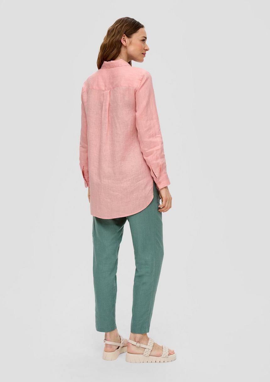 S.Oliver Lange Bluse Aus Leinen
