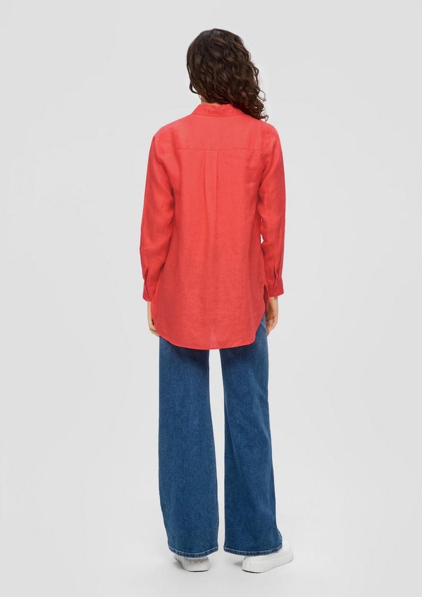 S.Oliver Lange Bluse Aus Leinen