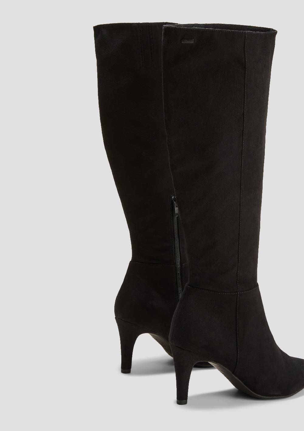 S.Oliver Lange Stiefel In Veloursleder-Optik