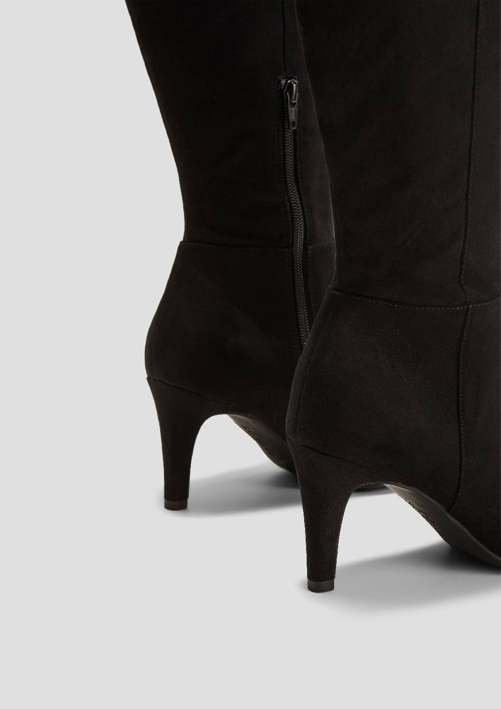 S.Oliver Lange Stiefel In Veloursleder-Optik