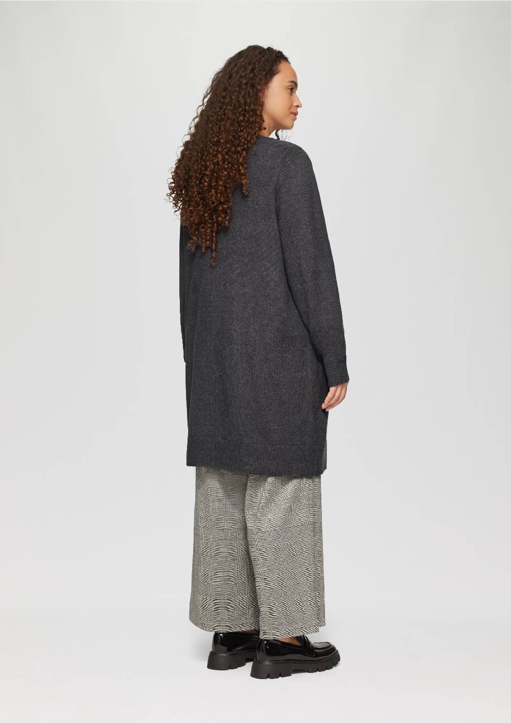 S.Oliver Lange Strickjacke Aus Viskosemix