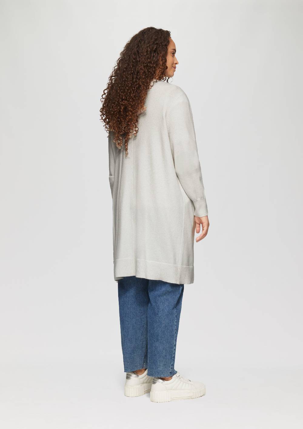 S.Oliver Lange Strickjacke Aus Viskosemix