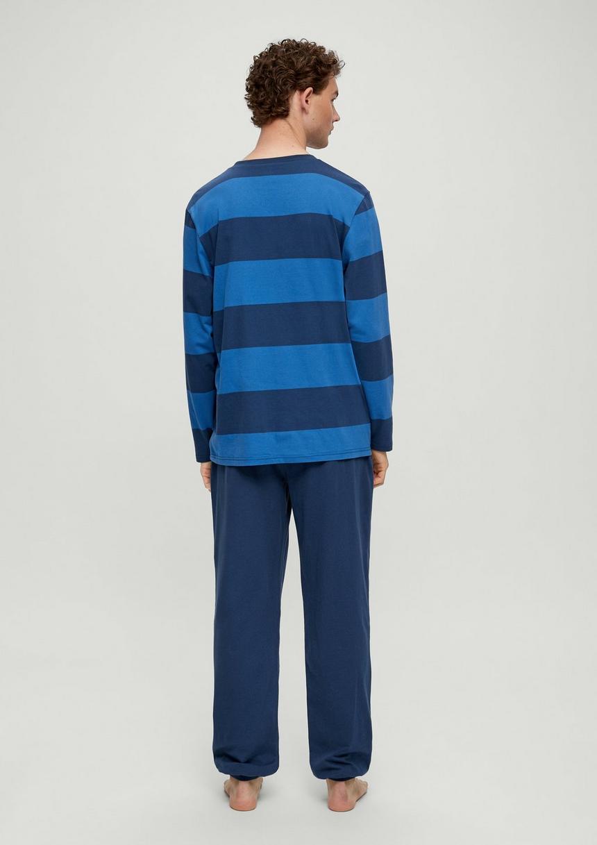 S.Oliver Langer Pyjama Aus Baumwolle