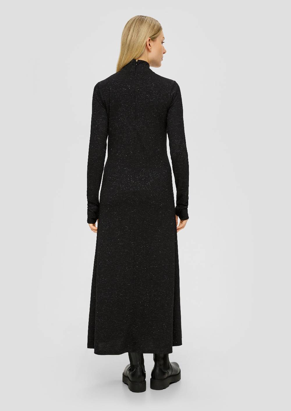 S.Oliver Langes Kleid Mit Glitzer-Effekt