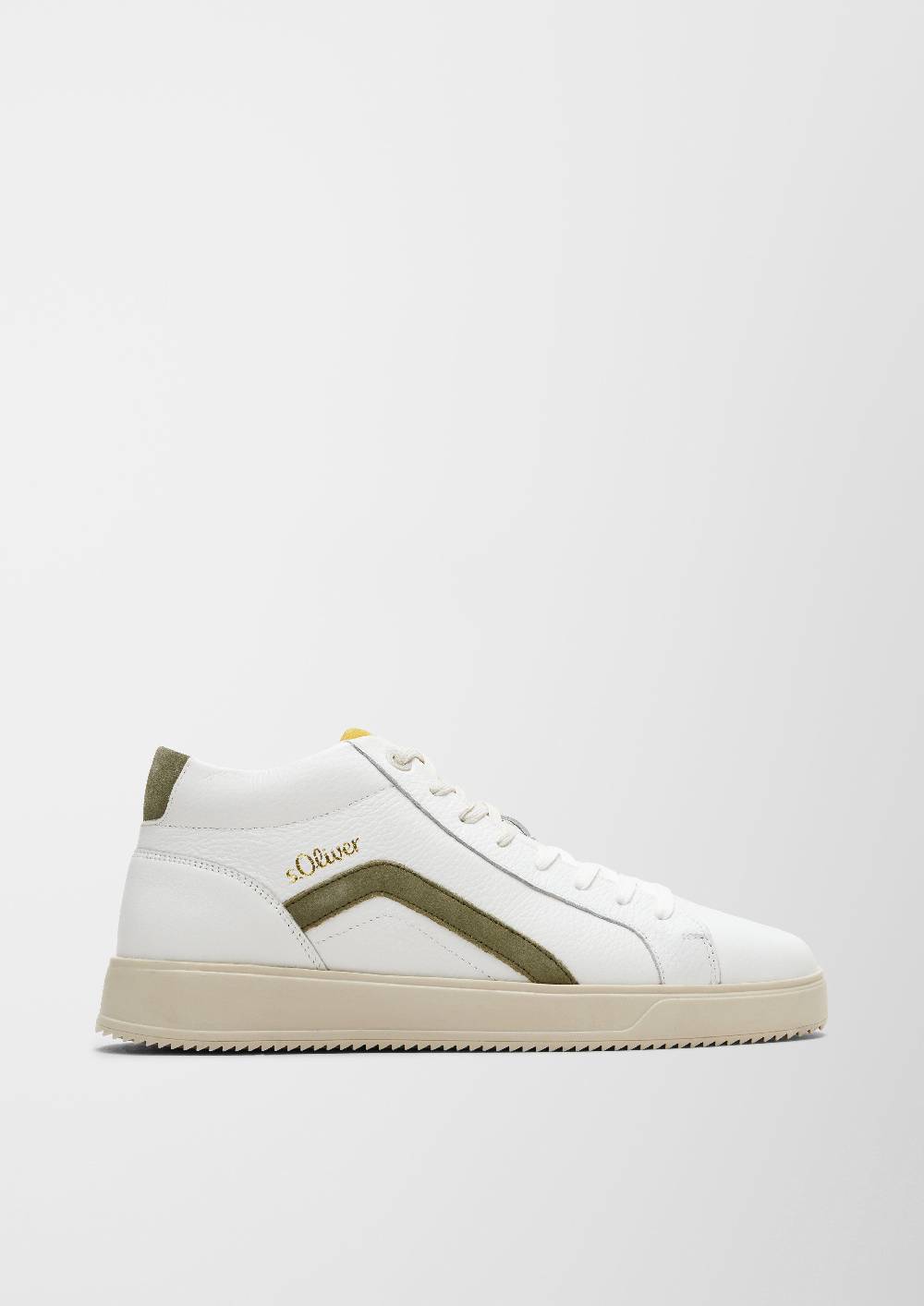 S.Oliver Leder-Sneaker Mit Kontrast-Details