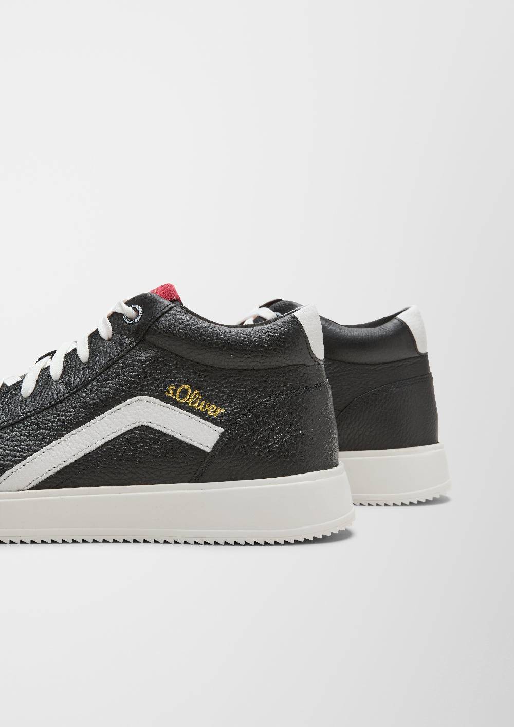 S.Oliver Leder-Sneaker Mit Kontrast-Details