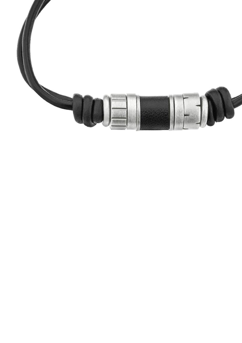 S.Oliver Lederarmband Mit Beads-Detail