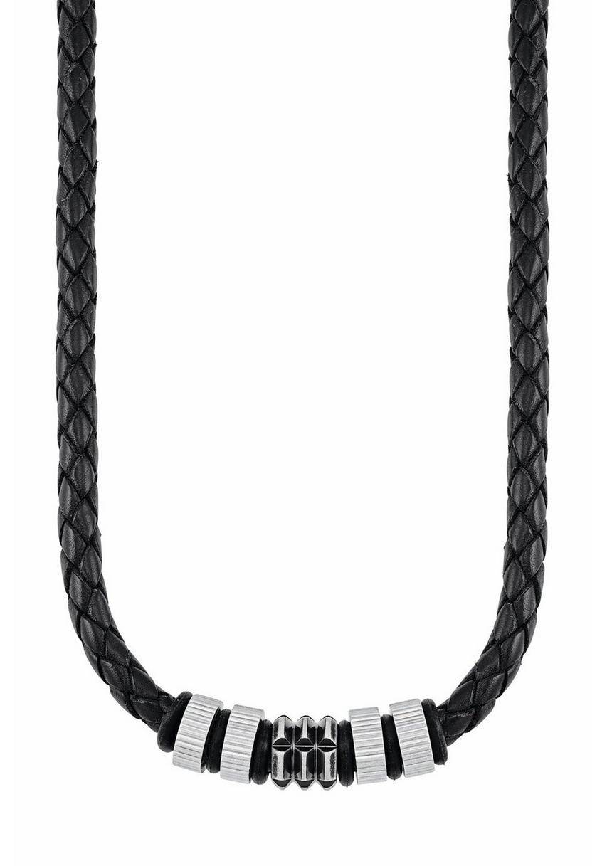 S.Oliver Ledercollier Mit Edelstahl-Beads