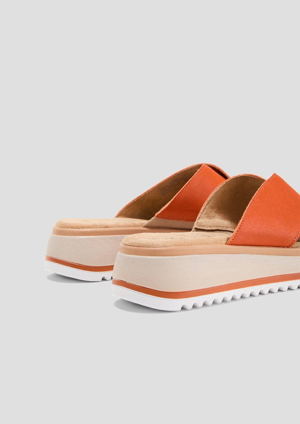 S.Oliver Ledersandaletten Mit Plateau