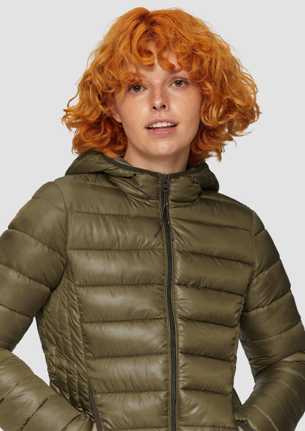 S.Oliver Leicht Wattierte Steppjacke Mit Kapuze