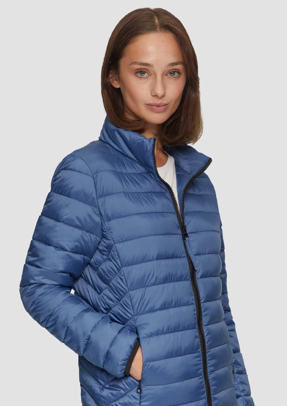 S.Oliver Leichte Jacke Mit Steppung Und Stehkragen