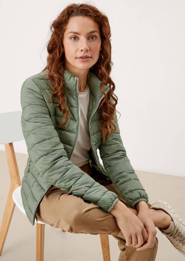 S.Oliver Leichte Jacke mit Steppung und Stehkragen