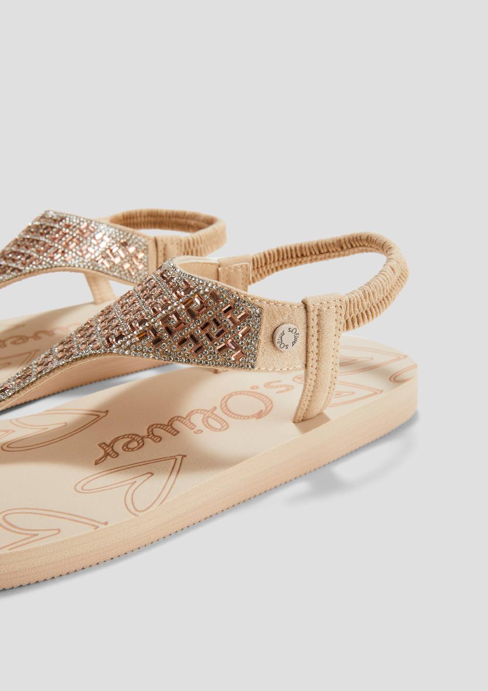 S.Oliver Leichte Sandalen Mit Schmuck-Details