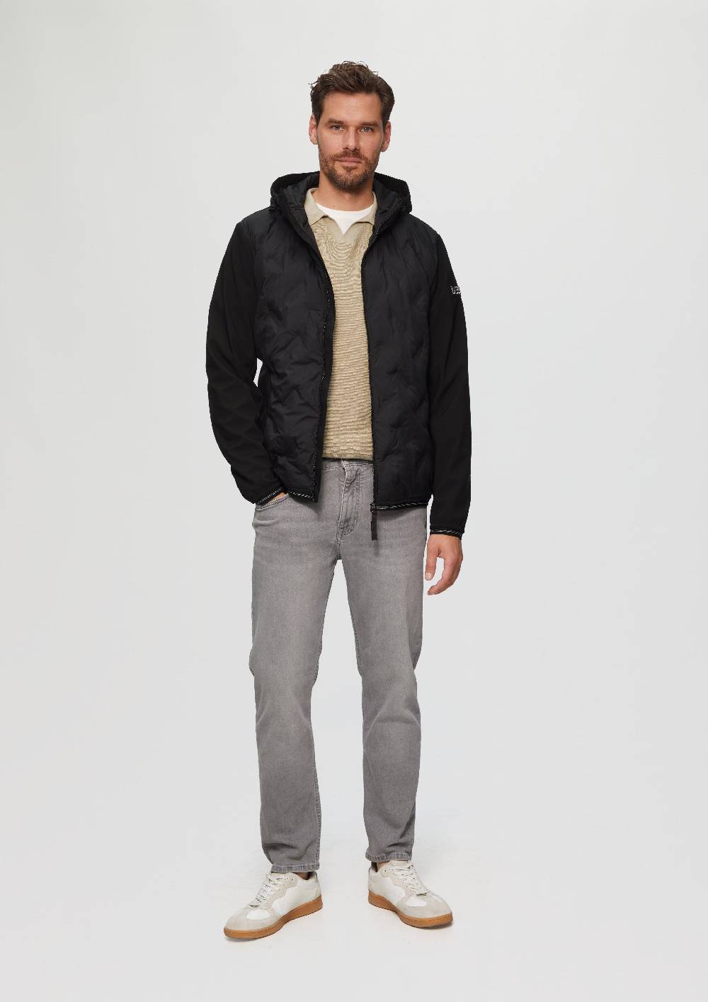 S.Oliver Leichte Steppjacke Im Fabricmix