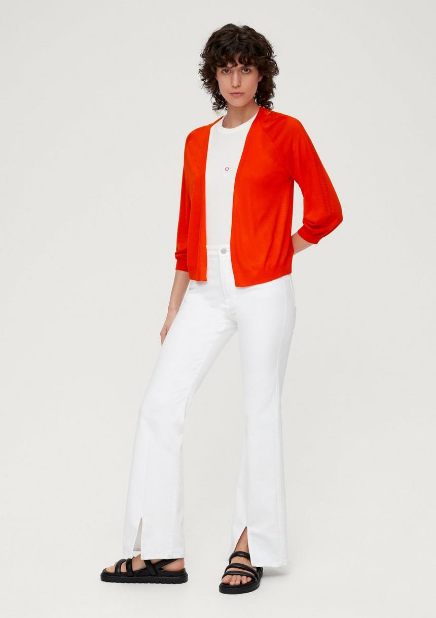 S.Oliver Leichte Strickjacke Aus Viskose