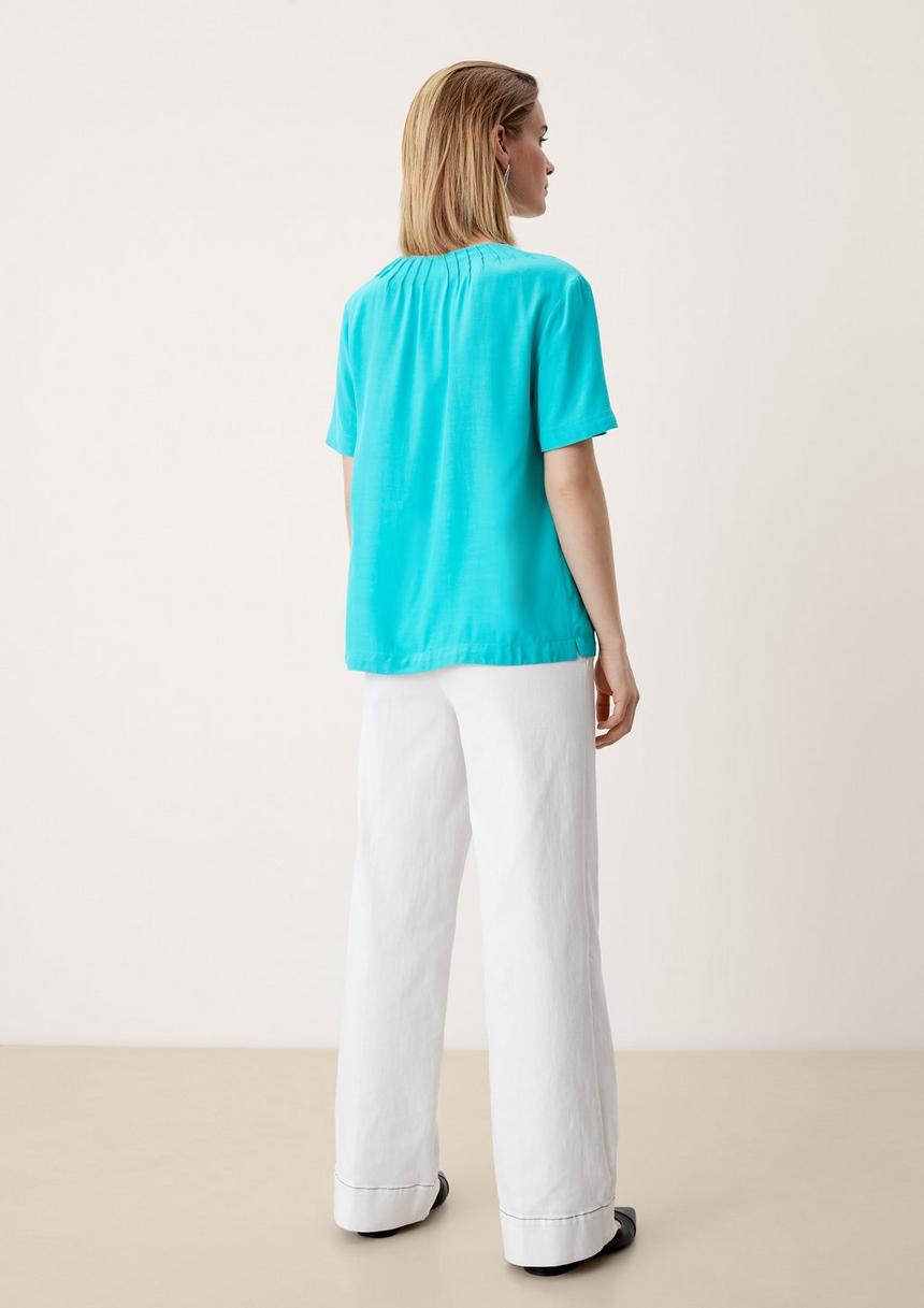 S.Oliver Leichte Viskosebluse Aus Satin