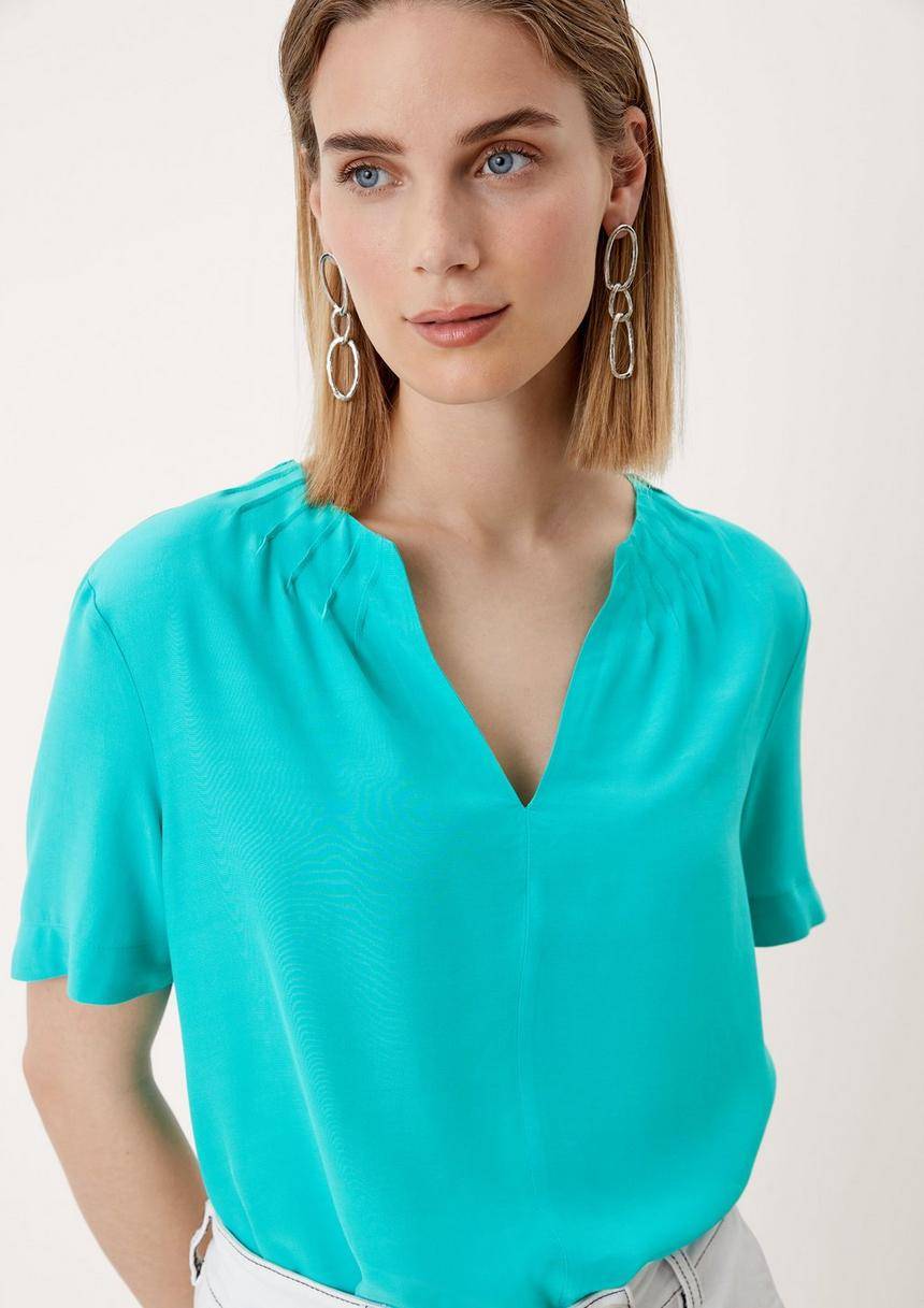 S.Oliver Leichte Viskosebluse aus Satin