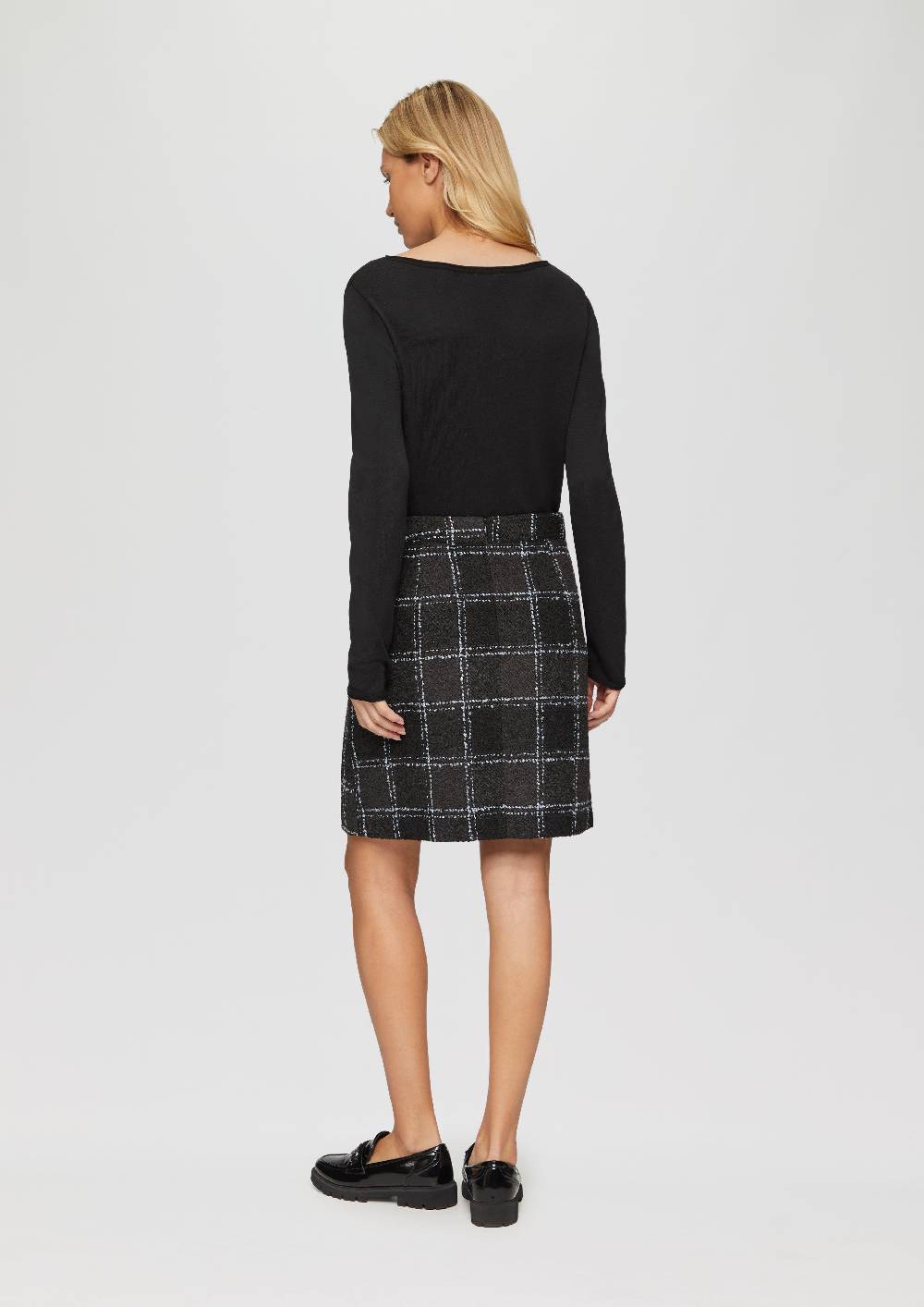 S.Oliver Leichter Feinstrickpullover Mit Rollkante