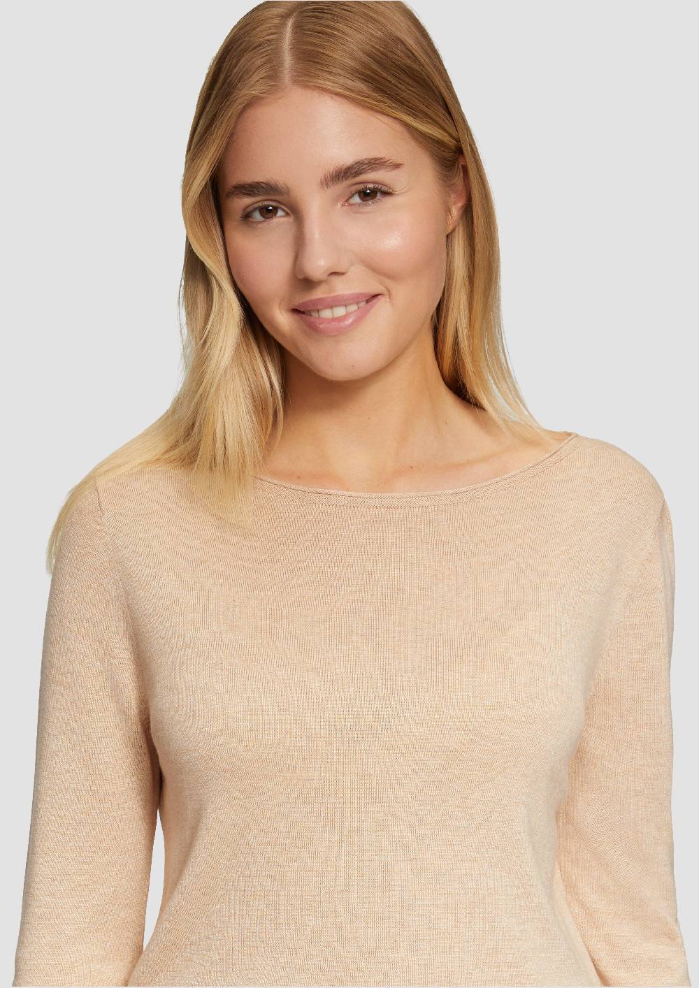 S.Oliver Leichter Feinstrickpullover Mit Rollkante